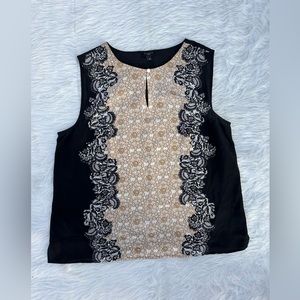 Talbots silk sleeveless blouse, size 12 petite